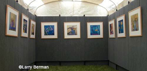 10 Unique Art Show Displays  Art display panels, Art show, Art