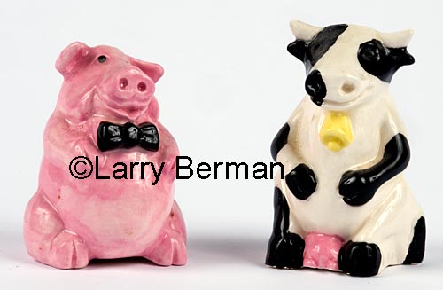Cow and Pig Salt and Pepper Shakers