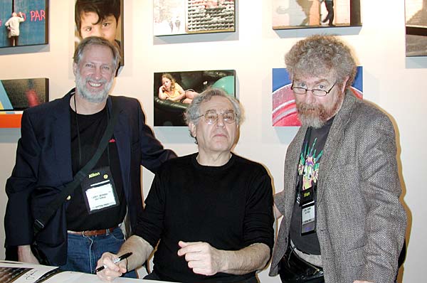 Larry and Chris with Jay Maisel
