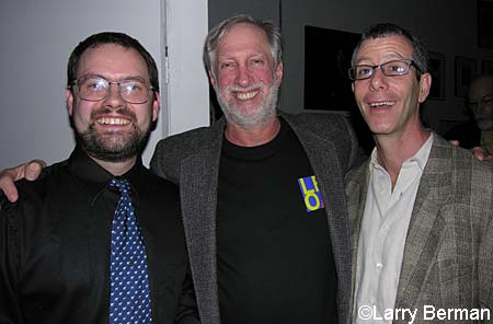 Matthew Saunders of ZAPP, Larry Berman and Paul Fisher of Juried Art Services