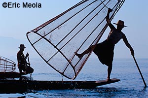 Fishermen Inle Lake Burma Eric Meola