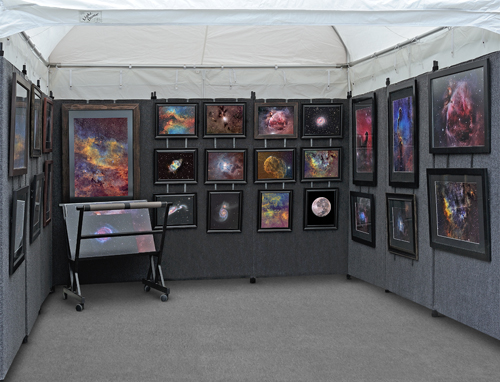 indoor art fair booths