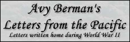 Avy Berman's Letters written home during World War II