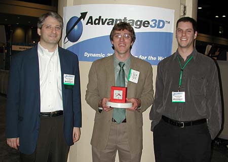 Marcos Salganicoff, Craig Dahlin, Patrick Moorhead of Advantage 3D