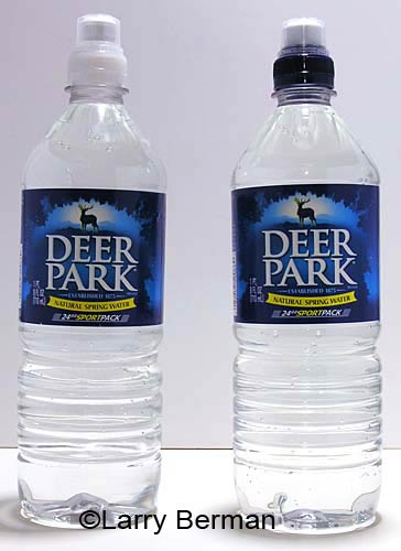 Deer Park water bottles