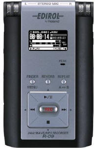 edirol r-09 high quality audio recorder